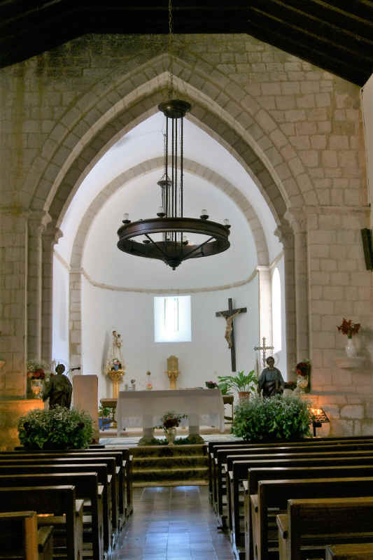 Interior de la iglesia