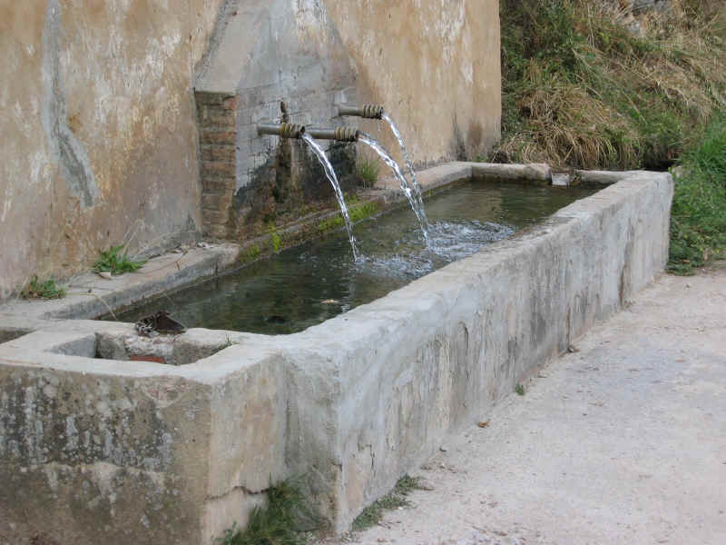 Fuente de San Roque antes de su remodelación