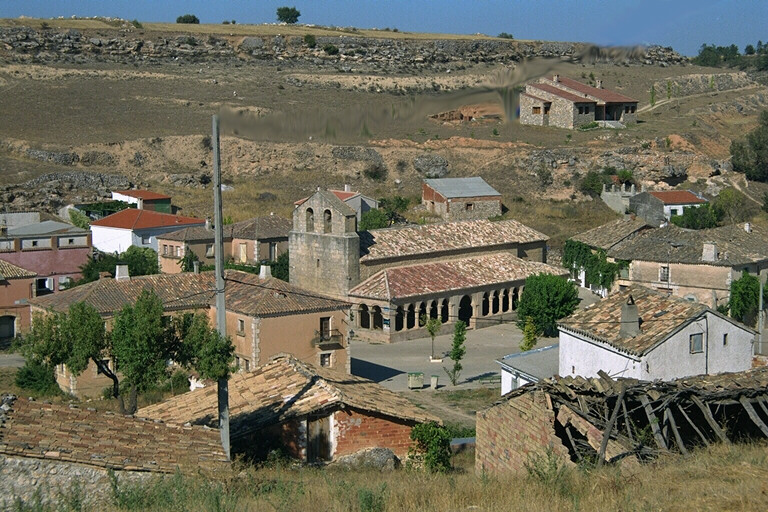 La plaza de Yela desde las eras