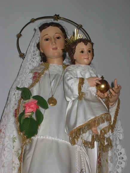 Imagen de la Virgen de los Llanos